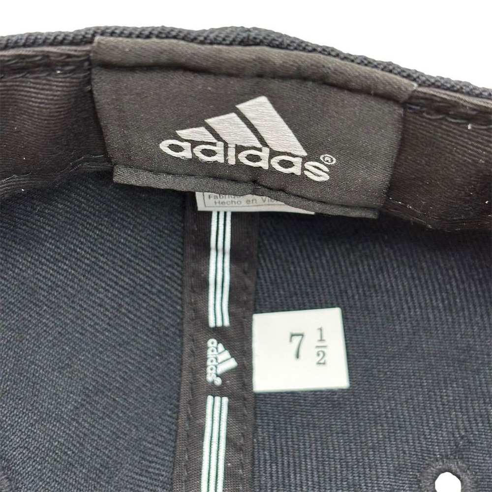 Milwaukee‎ Bucks NBA Adidas Fitted Cap Black Size 7 1/2 Unisex - Picture 7 of 8